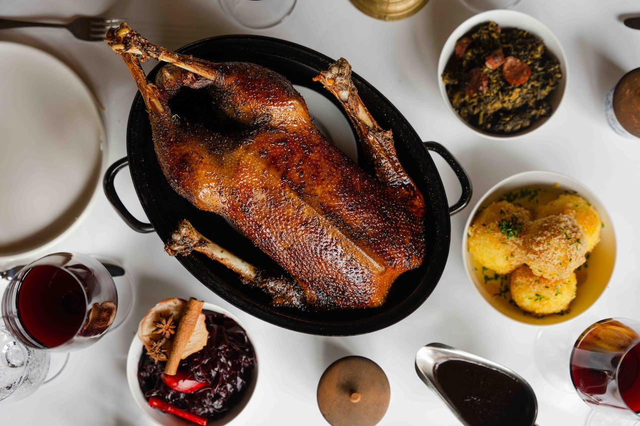 Gefüllte Gans für 4 Personen für Zuhause