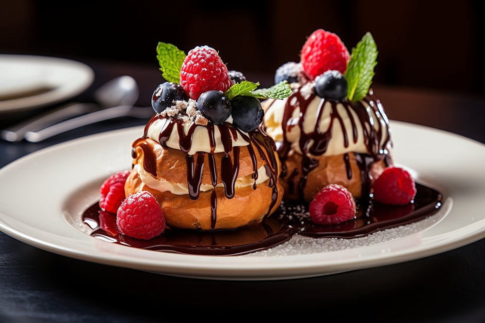 Profiteroles für 2 Personen
