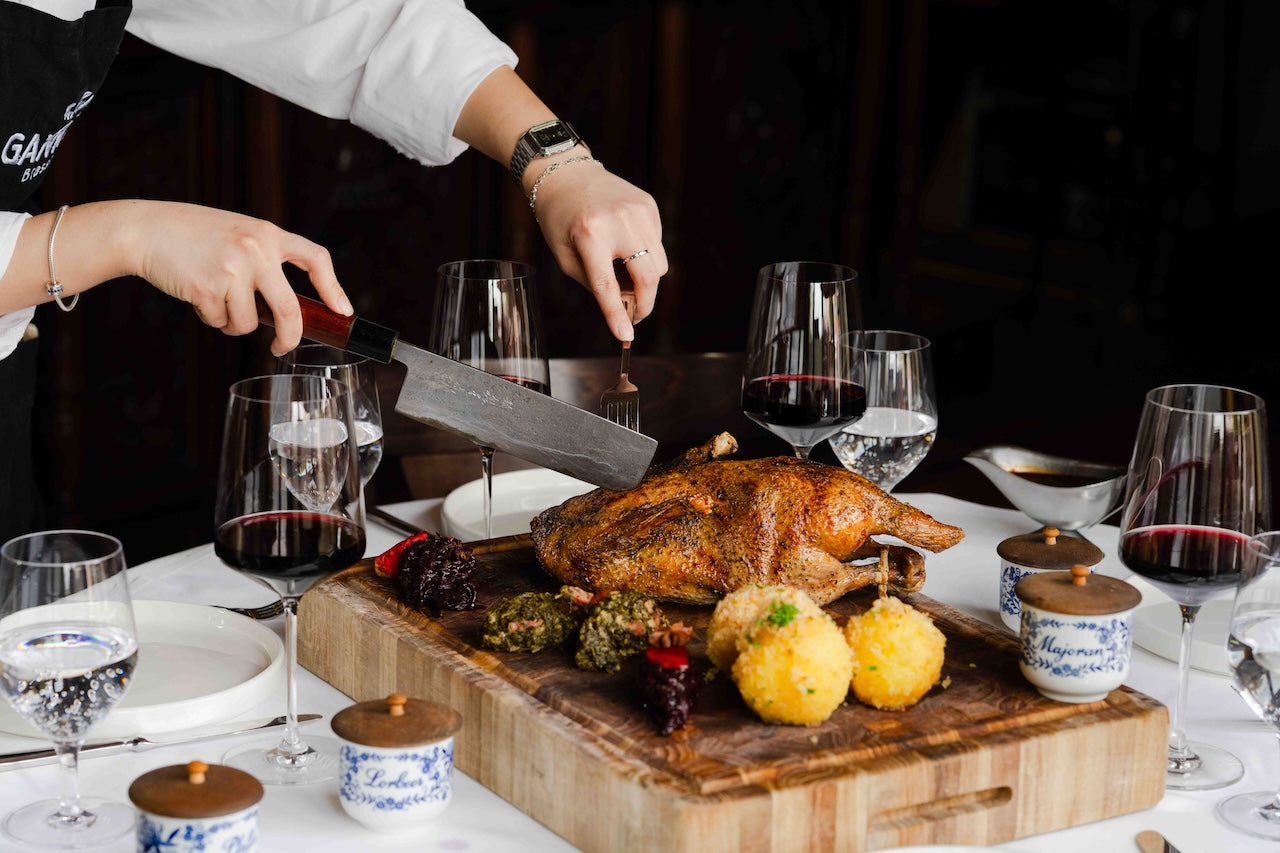 Gefüllte Gans für 4 Personen für Zuhause